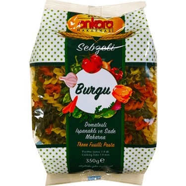 ANKARA 350 GR MAKARNA SEBZELI BURGU