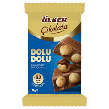 ULKER 80 GR CIKOLATA DOLU DOLU FINDIK