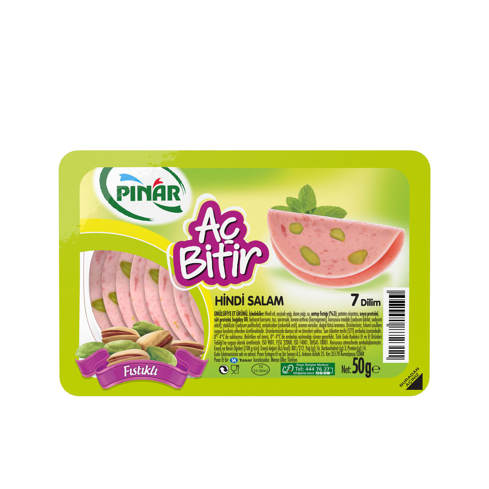 PINAR 50 GR SALAM AC BITIR