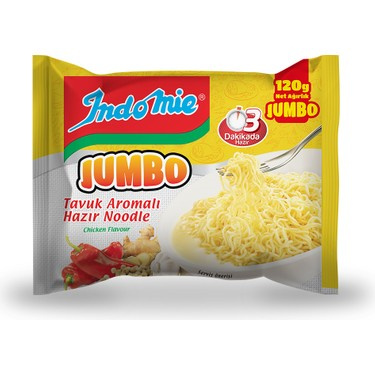 INDOMIE 120 GR JUMBO TAVUKLU NOODLE MAKARNA
