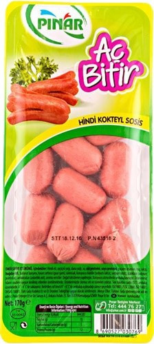 PINAR SUT 170 GR AC BITIR HINDI KOK. SOSIS