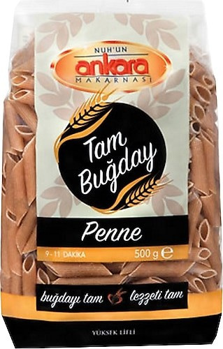 ANKARA MAKARNA TAM BUGDAY PENNE