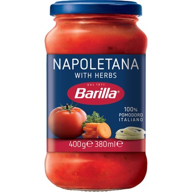 BARILLA 400 GR NAPOLETANA DOMATESLI MAKARNA SOSU