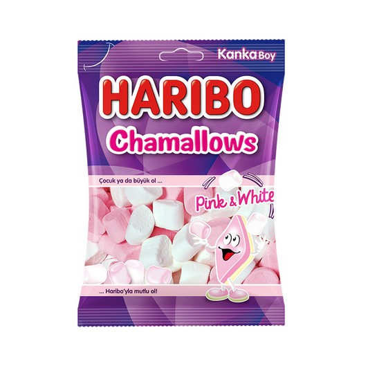 HARIBO 70 GR CHAMALLOWS PEMBE-BEYAZ